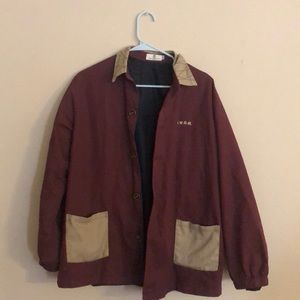 Beautiful jacket with japenese portrait